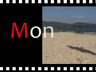 Monika In Shiny Pantyhose On The Beach?