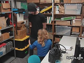 lucky thief fucks horny milf guard