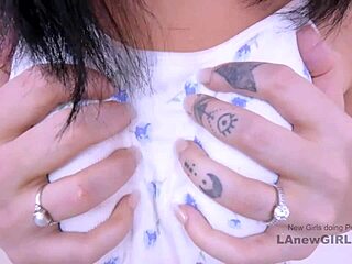 i'm the hot brunette getting fucked by a machine between my legs