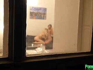 My neighbor spies on paola hard and bella rico licking big tits and small tits in detailed lesbian scenes