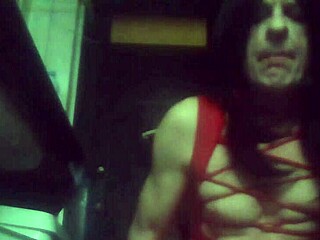 Tranny bitch receives cumshot