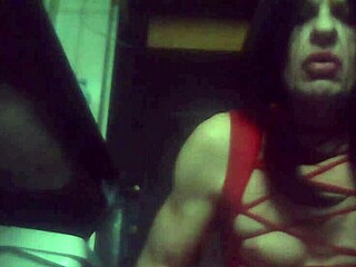 Tranny bitch receives cumshot