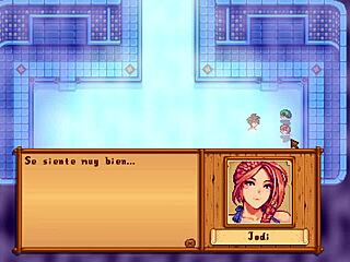 Jodi And Caroline Enjoy Spa Orgy In Stardew Valley