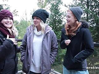 Three amateur lesbians turning up the heat, wanna join?