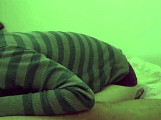 smoking a cig while sucking dick on bed