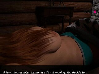 La conacul Dusklight, John se bucură de corpul semi-nud al lui Lemon în pat, într-o scenă jucăușă de joc hentai