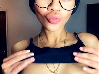 light skin black girl has the prettiest titties on the internet