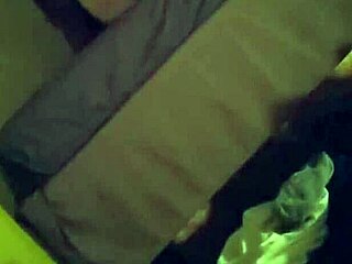 A slender girl receives a massive black shaft in her womb