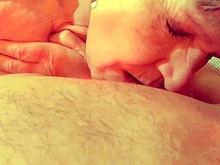 Granny Cougar Deepthroats Cock With Moaning Passion