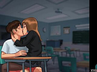 Steamy makeout session with my hot French teacher