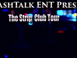 Ebony with big tits and ass does striptease in night club, part 2