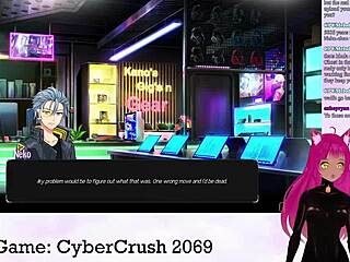 Vtuber Lewdneko's tantalizing playthrough of Cybercrush 2069 Part 1