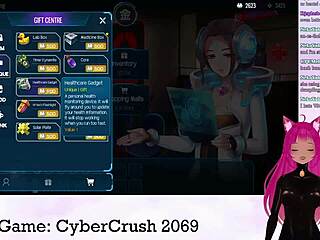 Vtuber Lewdneko Plays Cybercrush 2069 Part 1 Big Tits Boobs Anime Hentai Game