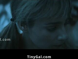 Clown Deepthroats Tiny Teen's Small Tits