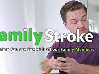 Sadie Blake in a sibling foot job scene.