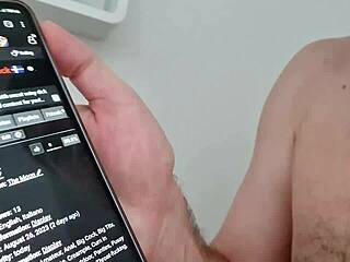 Chubby teen boy shows off his big cock in solo video