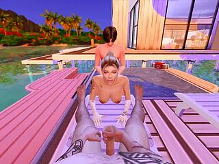 Stepson Fucks Stepmom in Ass While Stepfather Watches