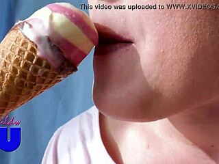 sucking ice cream with a naughty twist, guess how