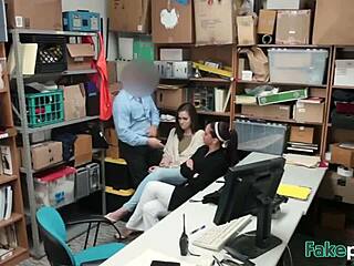 I See Stepmom And Stepdaughter Caught And Fucked At Office