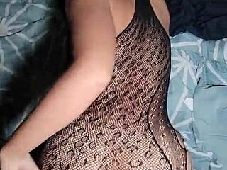A curvy beauty's stunning derrière gets a big cock's attention