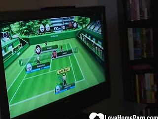 hot brunette teases in socks