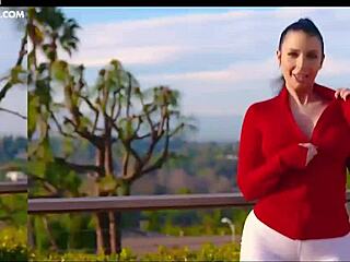 horny housewife seduces muscular workers with her big tits