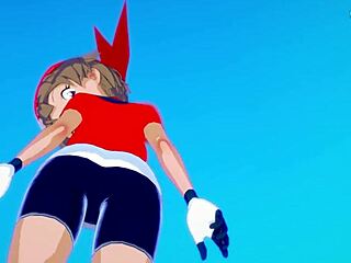 may haruka congratulates you for being a good trainer