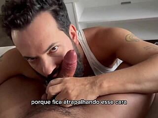 A hirsute individual performs oral sex on 41 men - a compilation of 19, 20, and 21-year-olds giving blowjobs