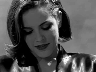 Bobbi S Pleasures Herself In Corset And Stockings With Garter Belt.