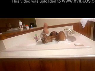 i'm marliese morgan, sexy ebony bbw, lathering up my big tits and ass