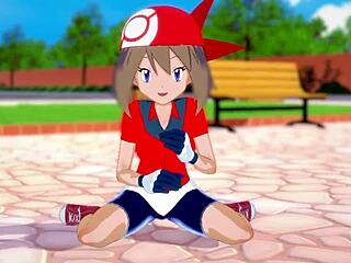 may haruka congratulates you for being a good trainer