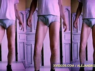 mature man in panties fetish with alejandro mistral