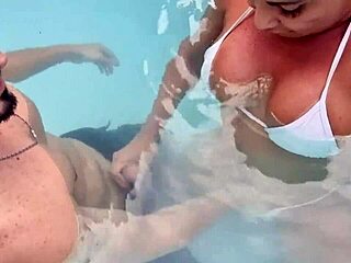 Carnival hottie met and taken home for steamy outdoor muff diving session