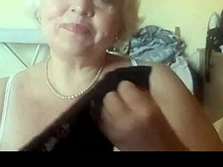 Lady Dalia touches herself while making hubby's salad