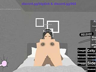 Lovely girl gets her ass pounded in this hot Roblox video