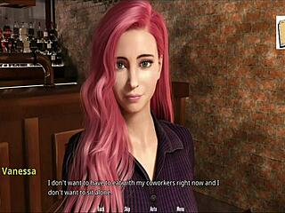 chatting to pink haired milf