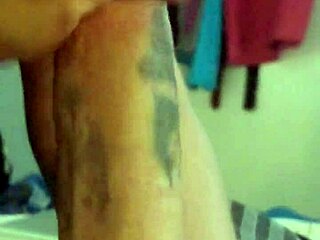 Britt handles the rod with handjob and blowjob, delivering cum on tits