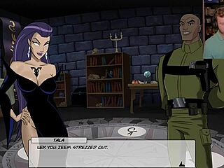 Harley quinn and mercy graves in wild dc threesome