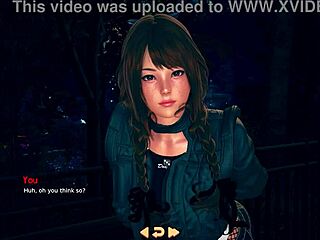 Anna plays trick or treat intriguingly