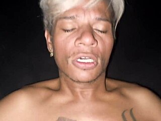 Gay guy rides rough bareback after party like a ball