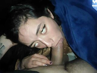 Teen Girlfriend Gives Cum In Mouth Blowjob