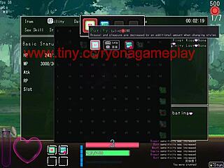 red haired girl fucks green aliens in hentai game