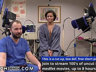 Doctor Tampa Uses Hitachi Wand on Freshman Rebel Wyatt for College Physical