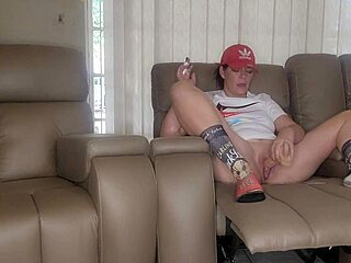 Smoking Stepsis Engages in Mutual Masturbation with Small Tits Babe in Homemade Video!