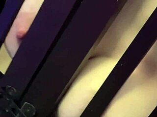 her in cage gets throat fucked squirting wet pussy