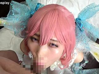 Cute Asian Babe In Cosplay With Small Tits!