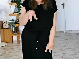 Huge Bouncing Tits In Black Stockings And Heels By Milf MariaOld