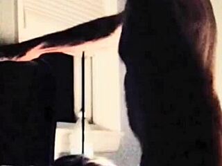 Mature Amateur Licks Cock on Her Face