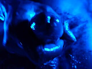 Wow, worship that big black cock and cum!