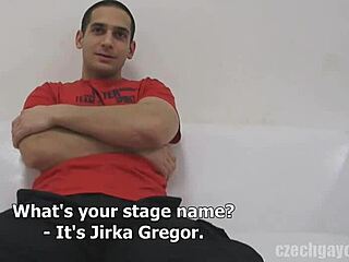 Czech Gay Casting: Jirka Sucks Hard in POV Reality
